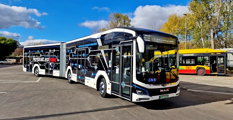 Elektryczny MAN na testach