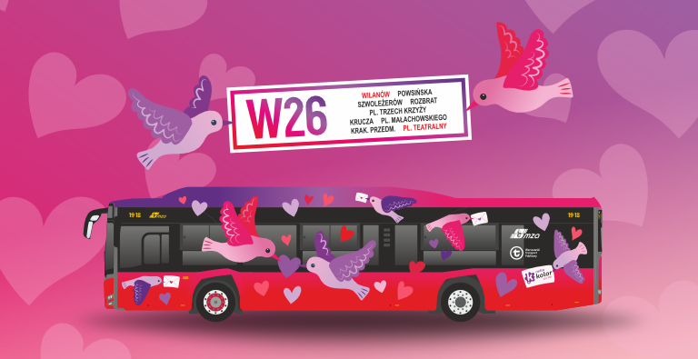 Wyjątkowe Walentynki autobusowe